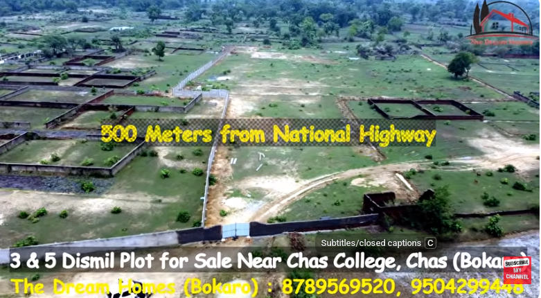 3 & 5 Dismil Plot for Sale Near Chas College, Bokaro Steel City I House I Flat I Farm House I Duplex